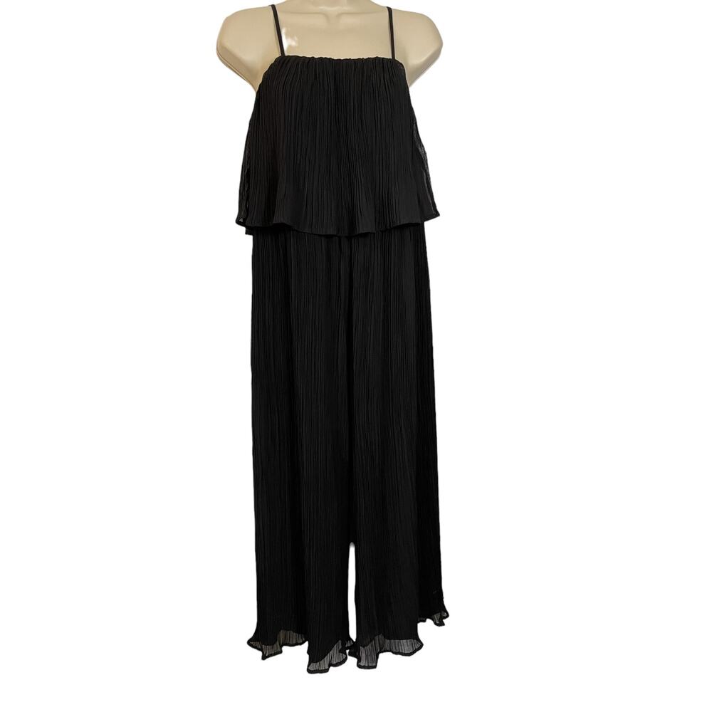 Express Palazzo Pant Romper, Flowy Adjustable‎ Halter Top, Size Small
